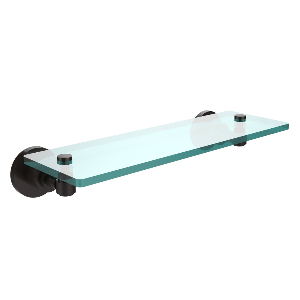 16x22 Glass Vanity Shelf with Beveled Edges Oil Rubbed Bronze V535