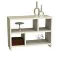 White Bookend Console Table E763