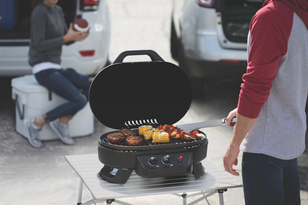 Black Tabletop 2 Burner Propane Gas Grill S89737