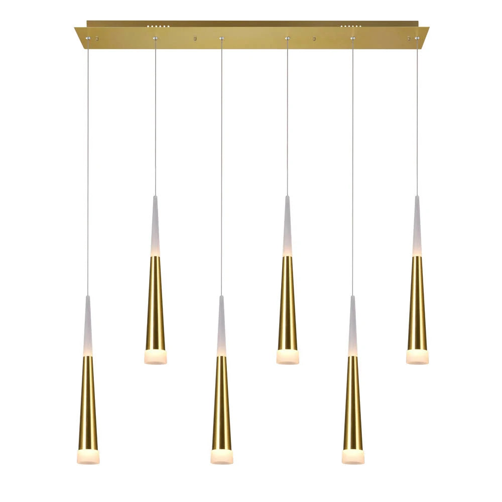 Gold Leaf LED Pool Table Light V95177