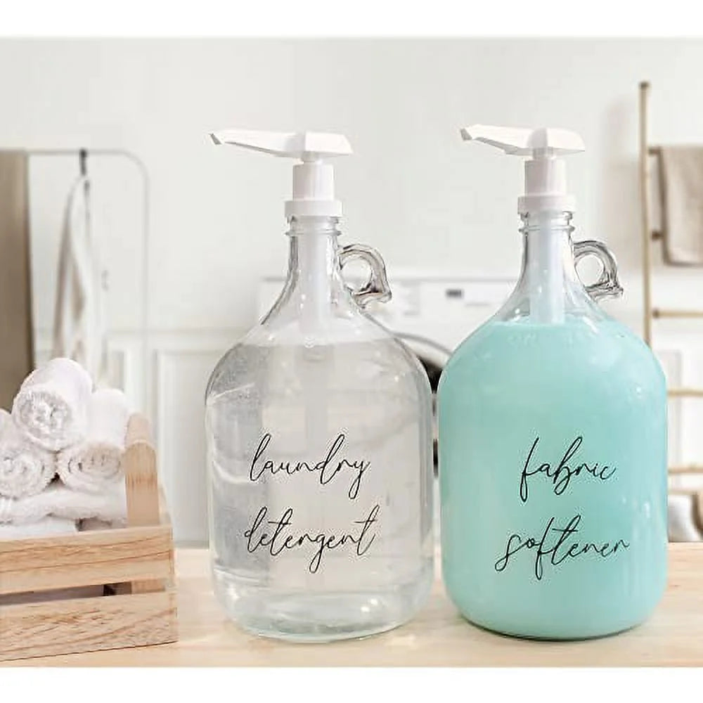 Glass Pump Bottle Soap Dispenser A396