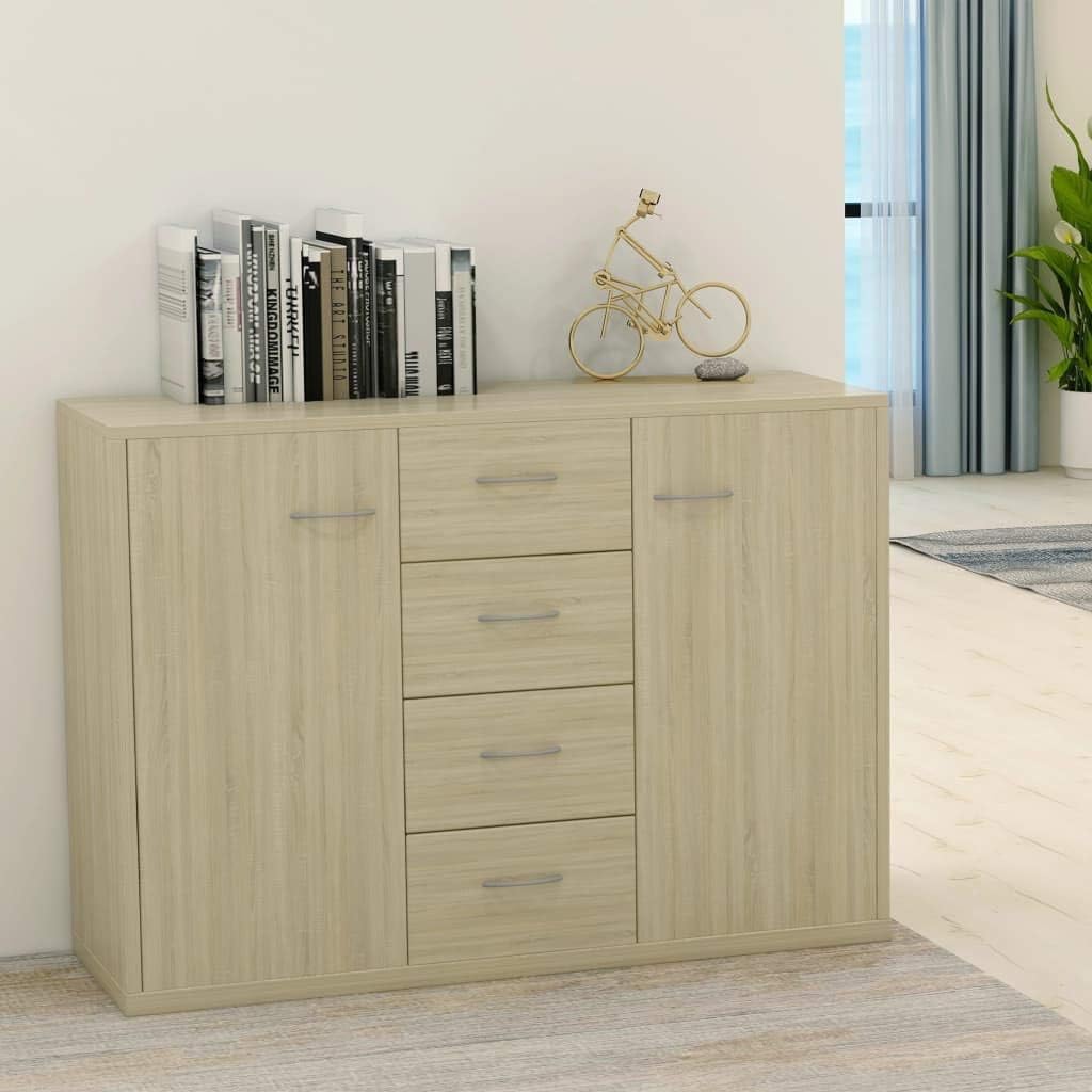 Black Chipboard Sideboard J518781