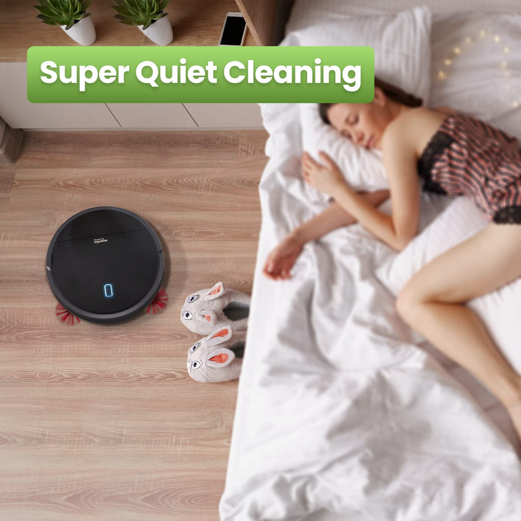 Robot Vacuum Cleaner with Gyro Navigation, 2600mAh, Black Y3103