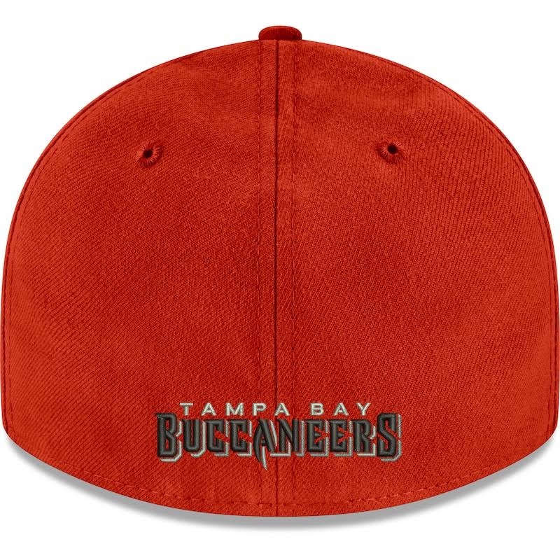 Red Tampa Bay Buccaneers Low Profile Fitted Hat M6620