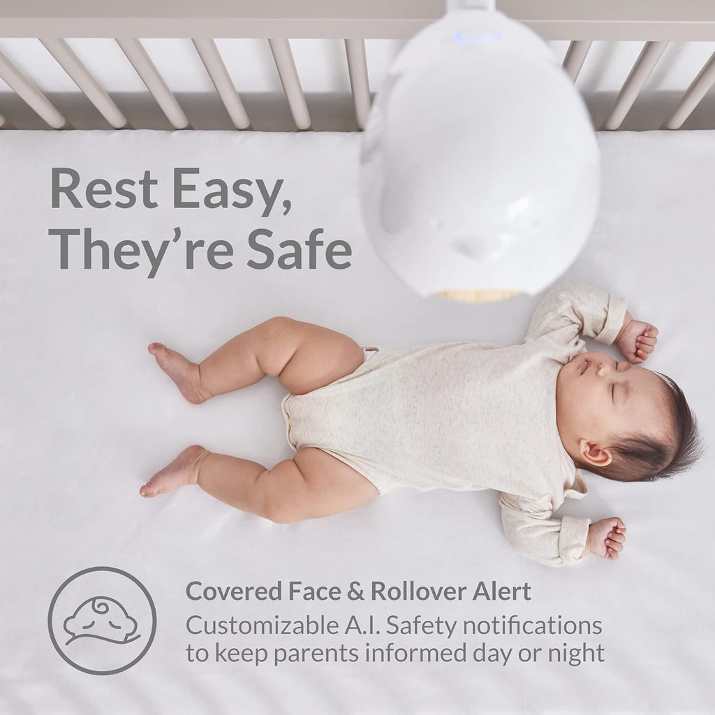 Smart Baby Monitor with Wall Mount, 1080p HD Night Vision Camera, 2-Way Audio M4696