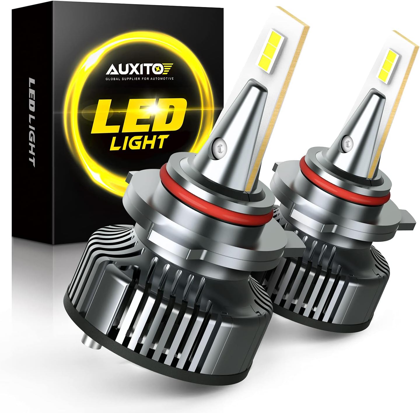 9012/HIR2 LED Light Bulbs 80W 16,000LM Per Pair 6500K White Pack of 2 B875