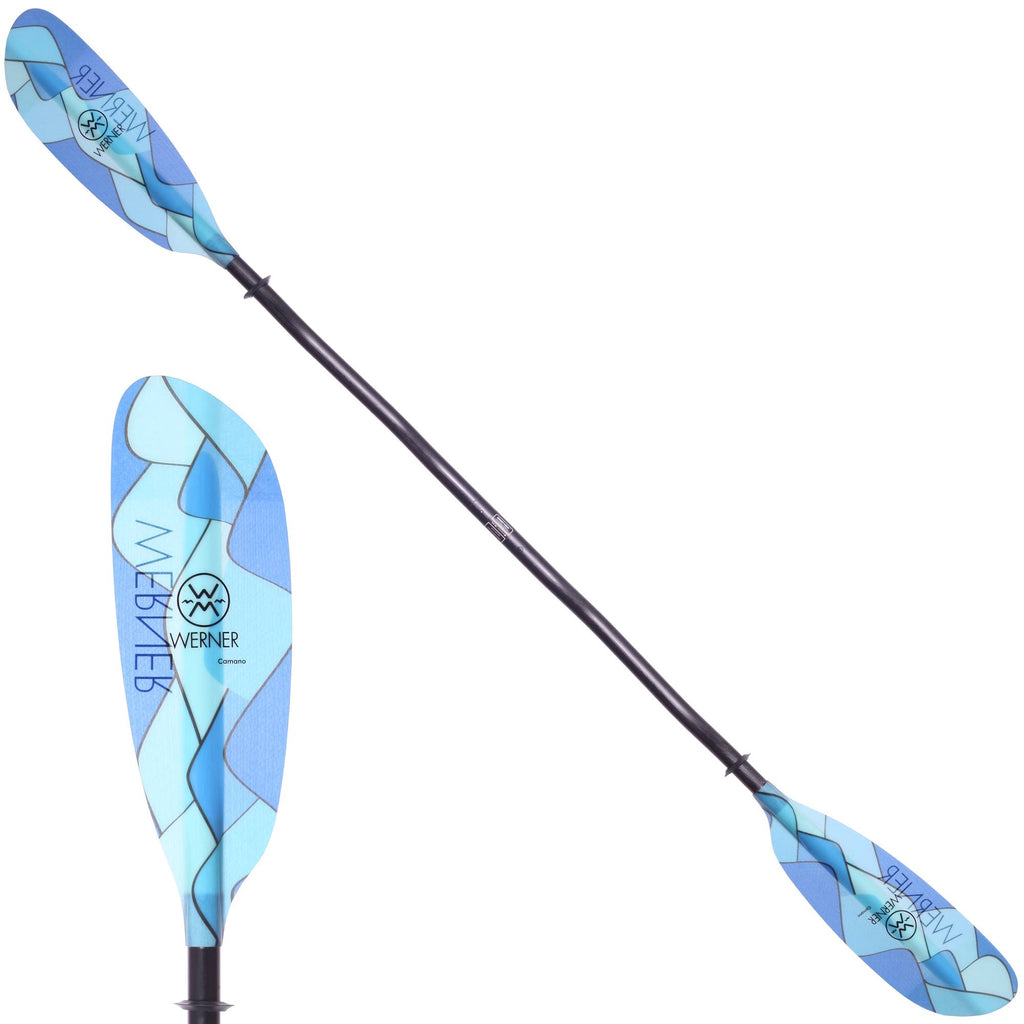230 cm Blue Bent Shaft Kayak Paddle I343