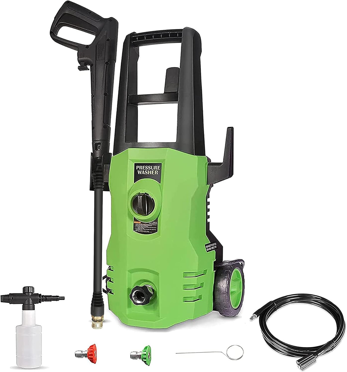Electric Pressure Washer 3200 PSI 2.6 GPM Power Washer with Nozzles Foam Cannon S517655