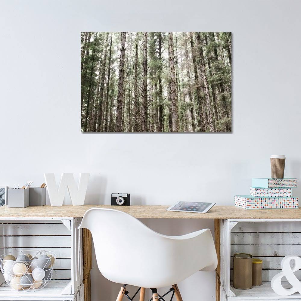 Canvas Wall Decor Prints - Mossy Pines P648