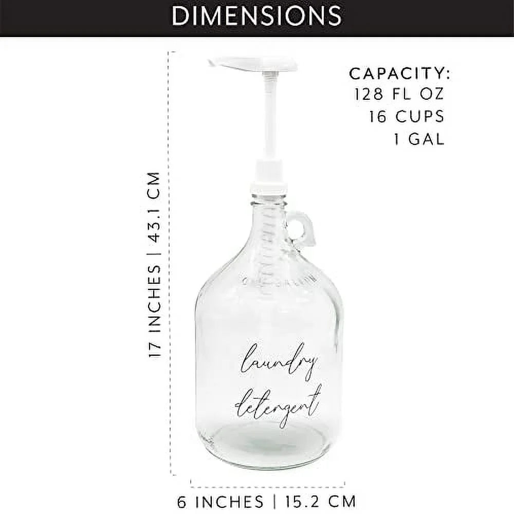 Glass Pump Bottle Soap Dispenser A396