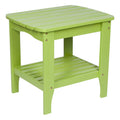 Lime Green Cedar Wood End Table M6373